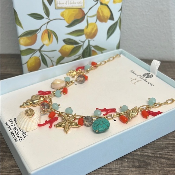 House of Harlow 1960 | Seashell Motif Necklace  🌊🐚🪸 - Picture 9 of 9